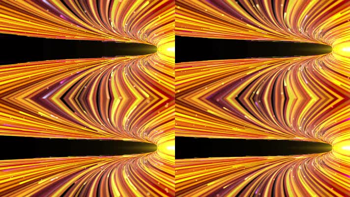 旋转粒子光线AE模版4K