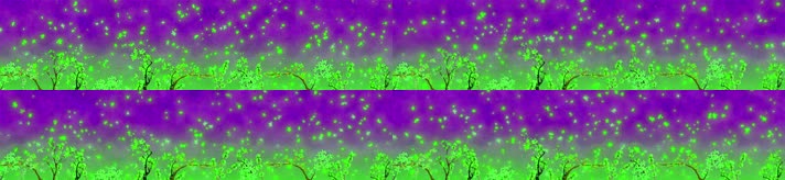 金色发光枝叶ZE21307