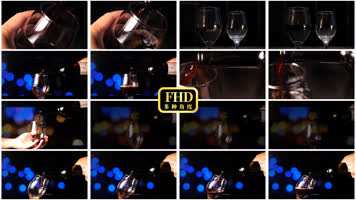 七款高质量倒红酒慢动作素材 七款高质量倒红酒慢动作素材