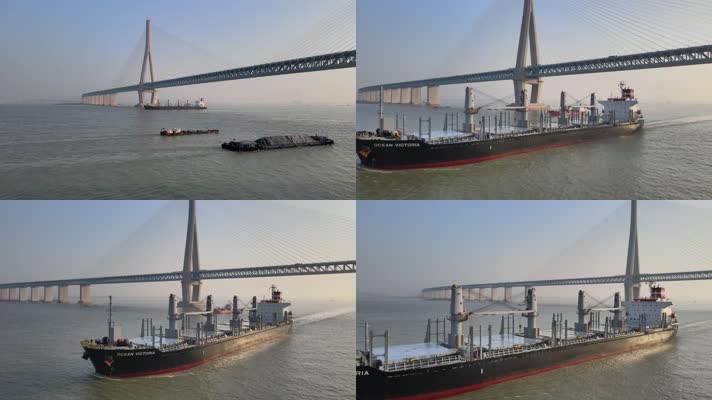 多视角整合 长江 大桥 立体交通 斜拉索 大