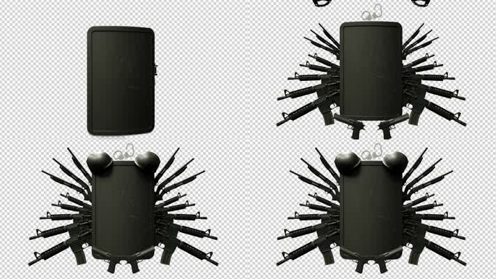 武器装备动画带通道