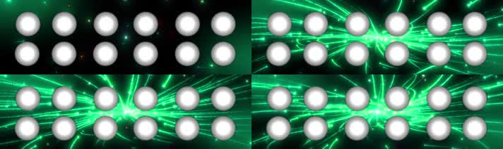 12人星空粒子穿梭餐厅桌面