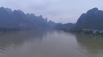 桂林山水桂林风景航拍桂林景色桂林山水云雾