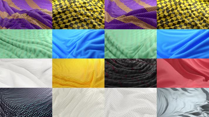 布料绸缎丝绸麻布科技布背景12组