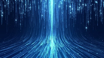 蓝色粒子线条背景循环