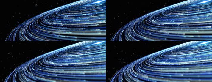 光线粒子星辰4K