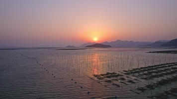 【原创】航拍福建宁德霞浦海上渔排