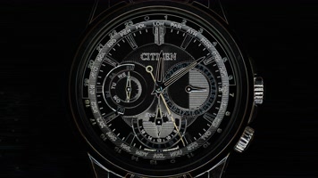 手表时钟时间流逝实拍