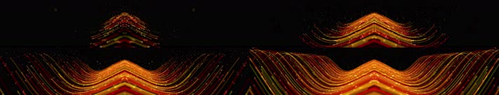 粒子光线炫彩背景4K