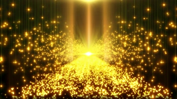 大气金色粒子