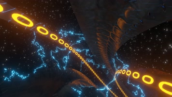 穿梭彩色时空漩涡 星际旅行传送门VJ无缝