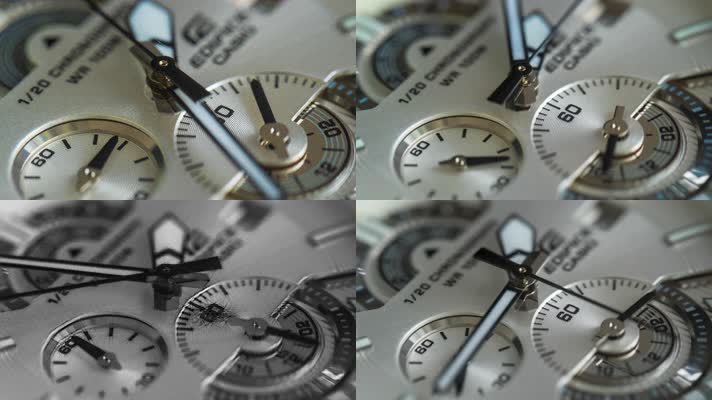 手表时钟实拍镜头