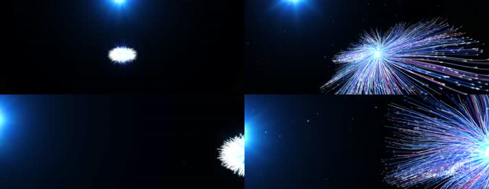 粒子光线背景工程