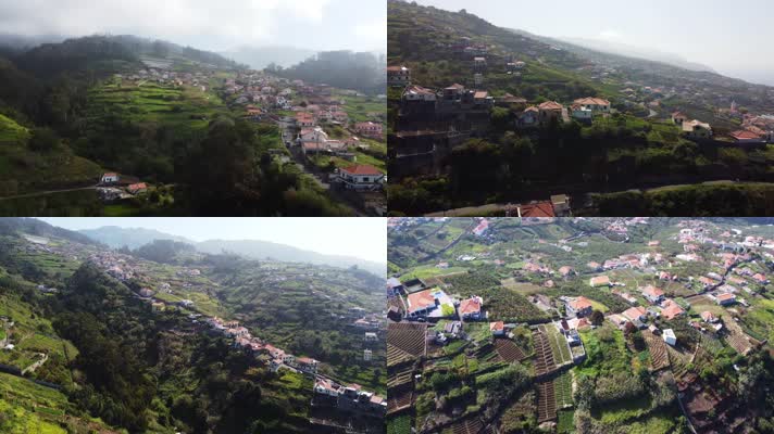 云南贵州乡村房屋梯田航拍