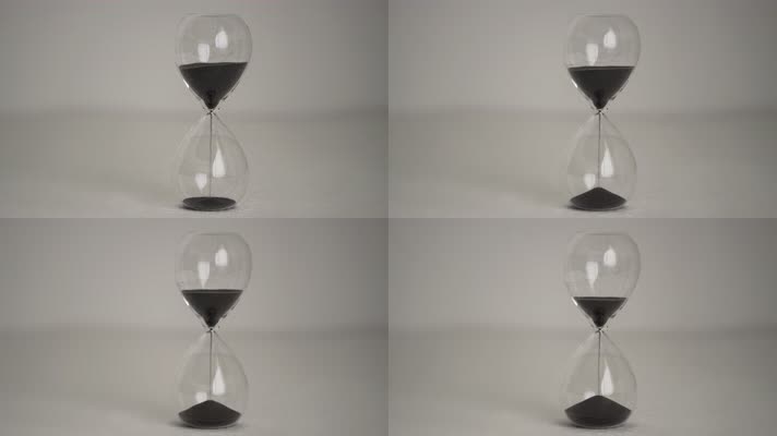 沙漏延时时间流逝争分夺秒实拍