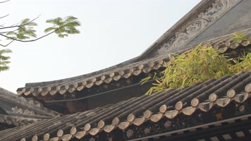 中式园林屋檐房檐院落古风围墙古建筑清晖园 中式园林屋檐房檐院落古风围墙古建筑清晖园