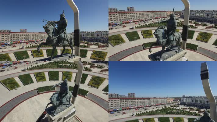 Y1内蒙古乌兰察布四子王旗哈撒儿文化广场