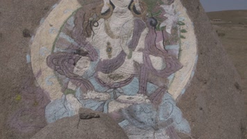 Y1内蒙古乌兰察布四子王旗岩石壁画1