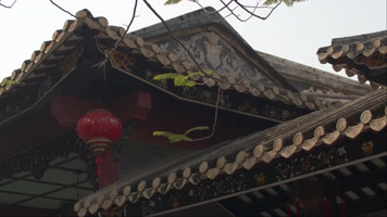 中式园林屋檐房檐院落古风围墙古建筑清晖园 中式园林屋檐房檐院落古风围墙古建筑清晖园