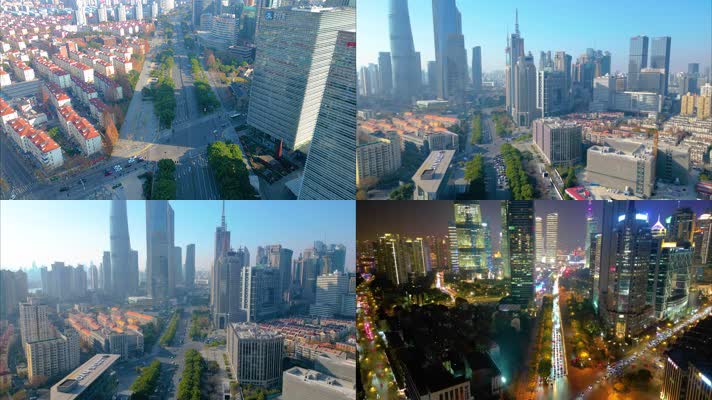 上海市浦东新区世纪大道陆家嘴车流延时风景4