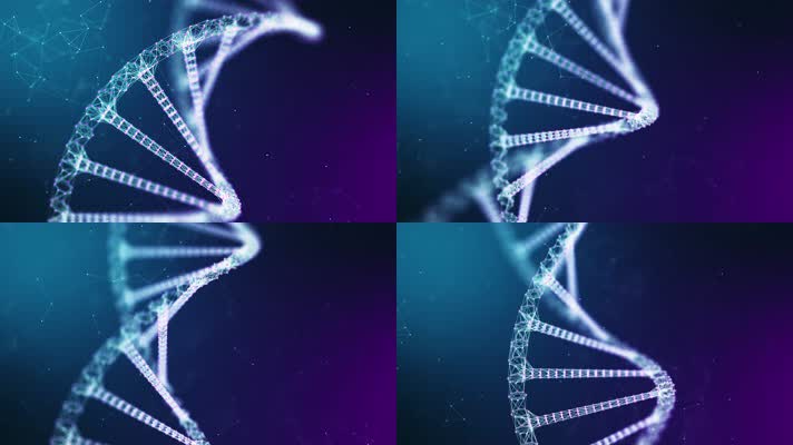 医疗技术人类基因 Dna螺旋视频4K