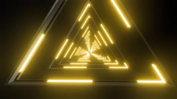 穿越黄灯三角形隧道