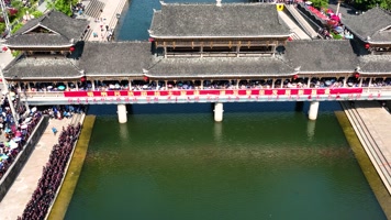 4K航拍贵州台江姊妹节万人唱响翁你河 4K航拍贵州台江姊妹节万人唱响翁你河