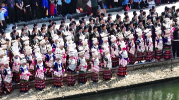 4K航拍台江姊妹节万人合唱 4K航拍台江姊妹节万人合唱