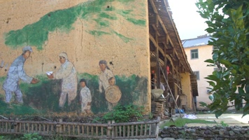 h德兴老革命基地壁画