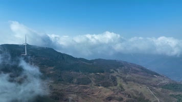 4K航拍乌蒙大草原花海