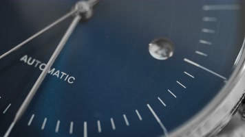 手表时钟指针微距特写实拍镜头