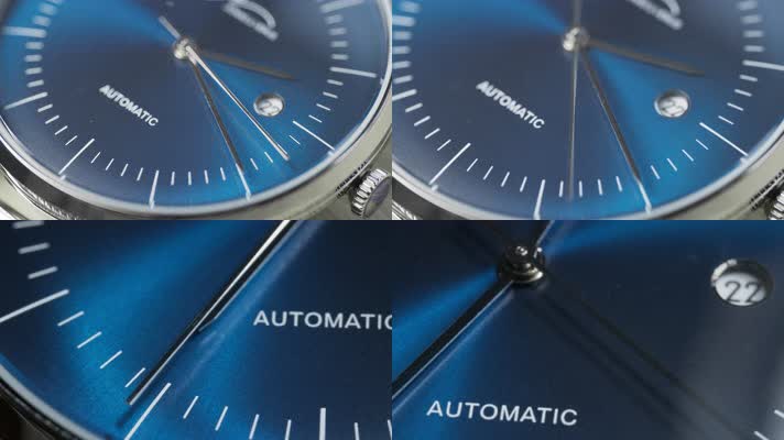 手表时钟指针争分夺秒倒计时