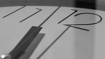 时钟表指针秒针时间流逝争分夺秒