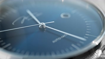 手表时钟指针微距特写实拍