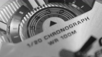 手表时钟指针争分夺秒时间流逝