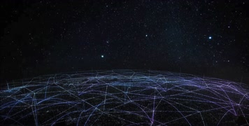 科技线条版图网络互联地球