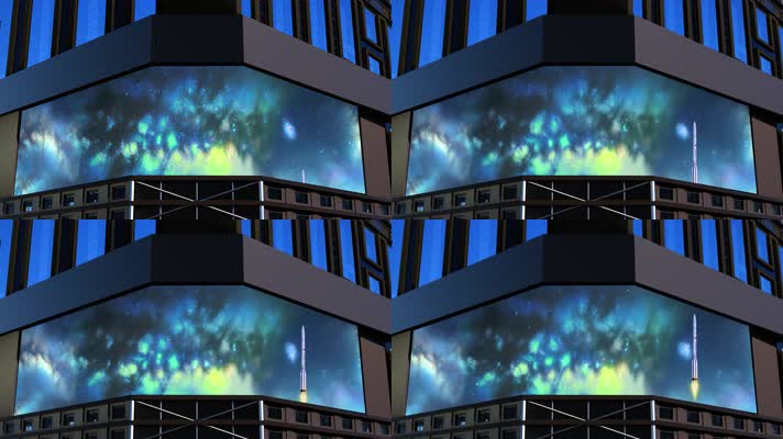 火箭发射裸眼3d（可定制）