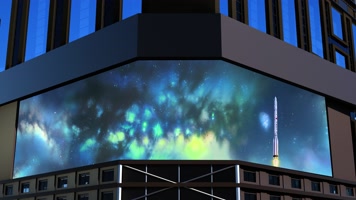 火箭发射裸眼3d（可定制）