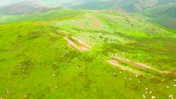 川西高山草原自然风光
