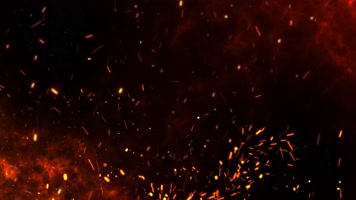 火星 地面火焰 背景 红色火焰 粒子 火花 火