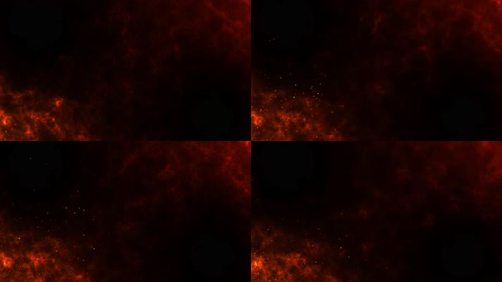 火星 地面火焰 背景 红色火焰 粒子 火花 火