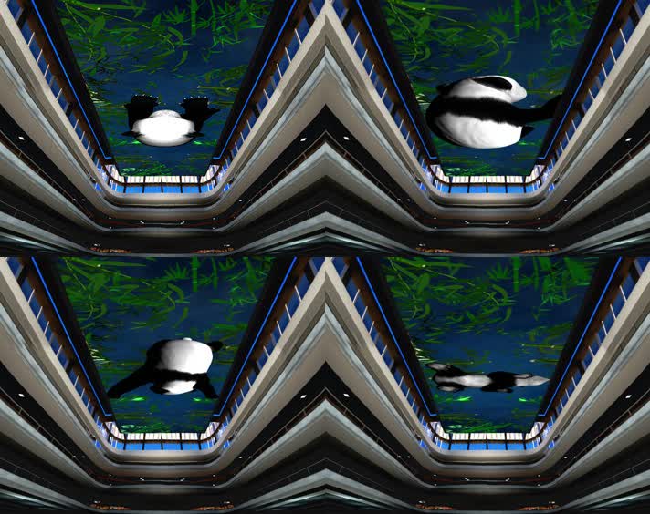 熊猫天幕天幕效果