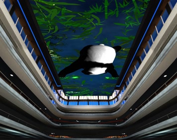 熊猫天幕天幕效果