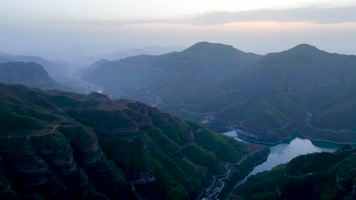  4K航拍​河南安阳林州太行大峡谷