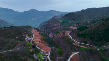 4K航拍​河南安阳林州太行山盘山公路