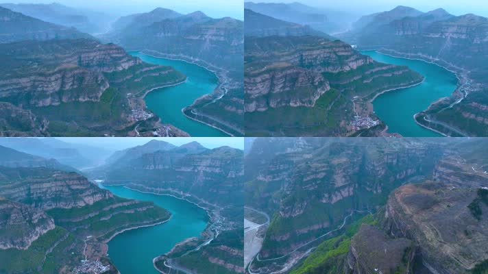 4K航拍​河南安阳林州太行大峡谷