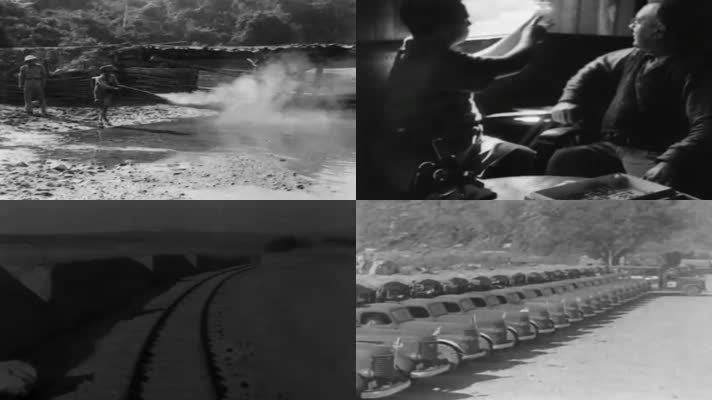 1942年中国修建滇缅公路影像