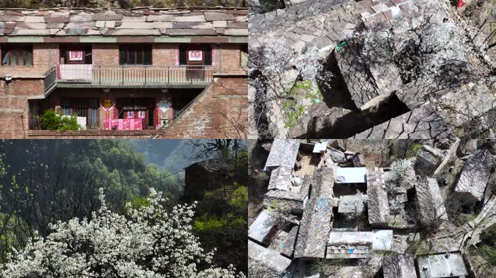 4K航拍河南新乡辉县郭亮村