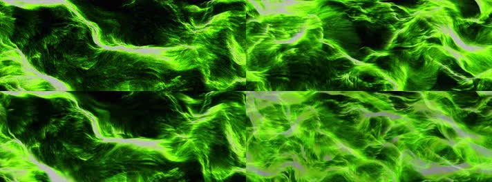 绿色艺术流体