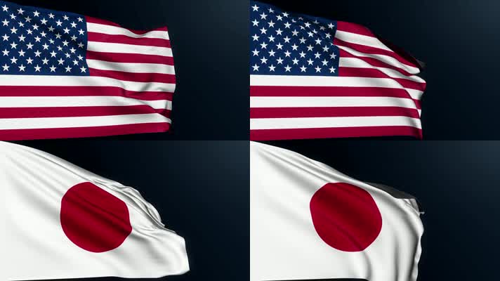 美日旗帜可叠加